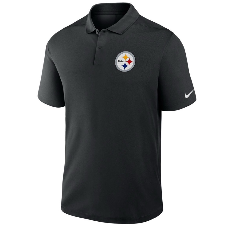 Nike NFL Steelers large polo shirt new